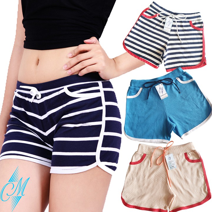 QUẦN ĐÙI NỮ - QUẦN ĐÙI NỮ CÓ TÚI GỒM COMBO 5 QUẦN, COMBO 3 QUẦN