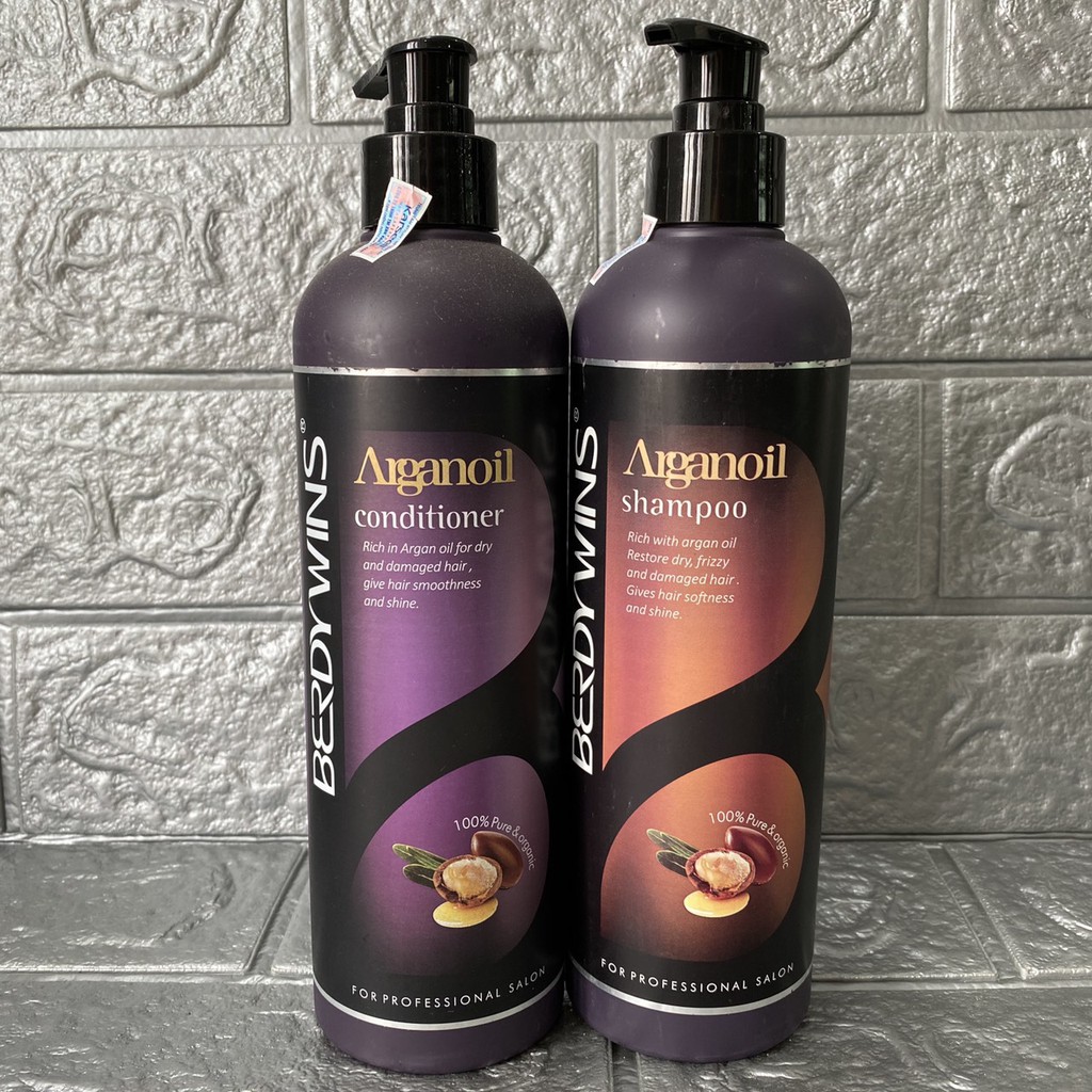 {Siêu rẻ} {Chính hãng} Dầu gội siêu mềm mượt Arganoil Berdywins Shampoo 500ml