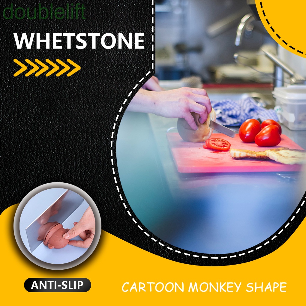 Đá mài dao chống trượt thiết kế hình hoạt hình dễ thương tiện dụng