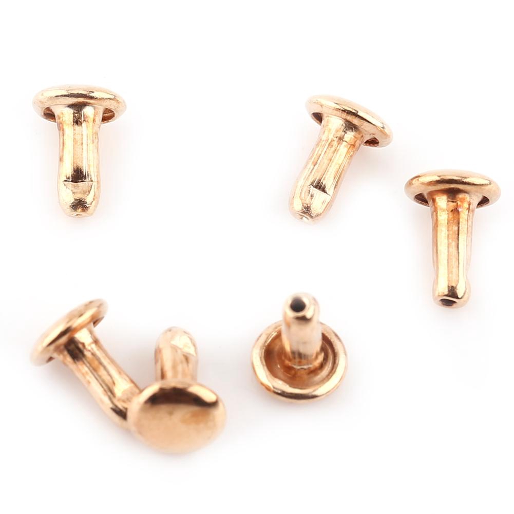 Set 100 đinh tán kim loại hình nón đóng đồ da