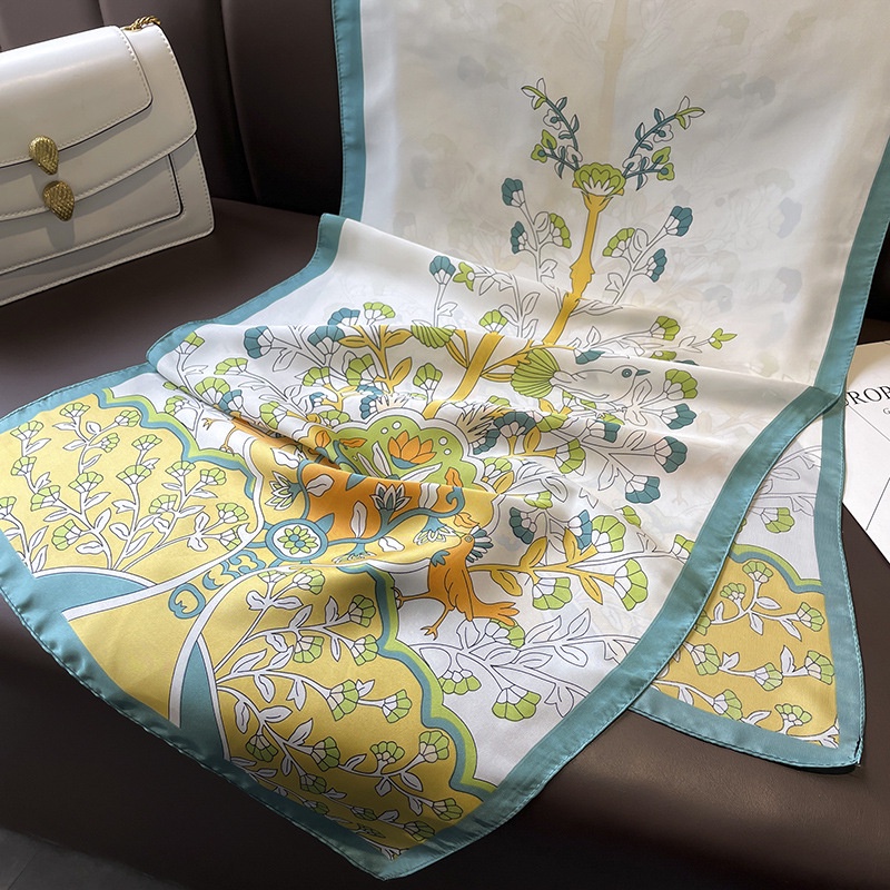 Khăn choàng lụa quàng cổ cho nữ công sở, đi chơi, đi tiệc, sang trọng mềm nhẹ size 165x40cm