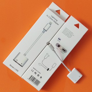 Cáp Chuyển Đổi 2 Trong 1 Vừa Sạc Vừa Cắm Tai Nghe Chuyển 2 Cổng Lightning Cho iPhoneX/8/7plus/6s/6P