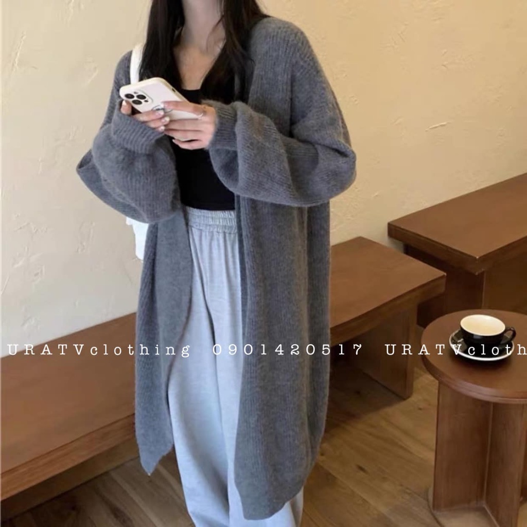 [FREESHIP-ẢNH THẬT] Áo cardigan form dài 235