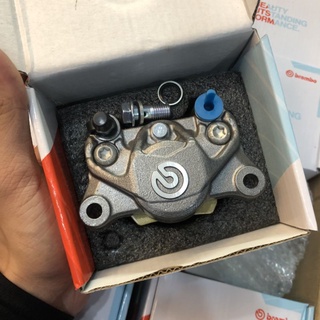 Heo dầu Brembo Logo bạc 2 pis đối xứng