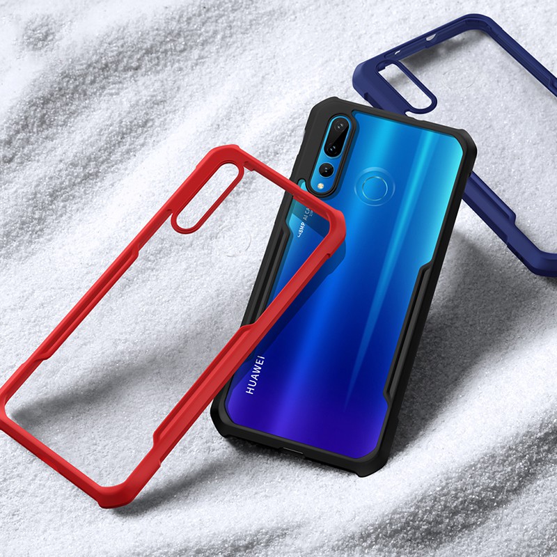 Ốp Điện Thoại PC + TPU Trong Suốt Chống Sốc Cho Huawei Y7P Y6P Y5P 2020 P40 Lite E Honor 9s Enjoy 10e Y6 Y7 Prime Pro 2019 Y6S
