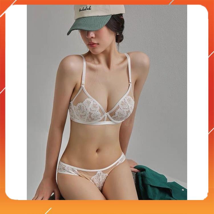 Set bộ đồ lót Pinkk cao cấp áo có gọng cup chéo đệm mút vừa nâng đẩy ngực B13912