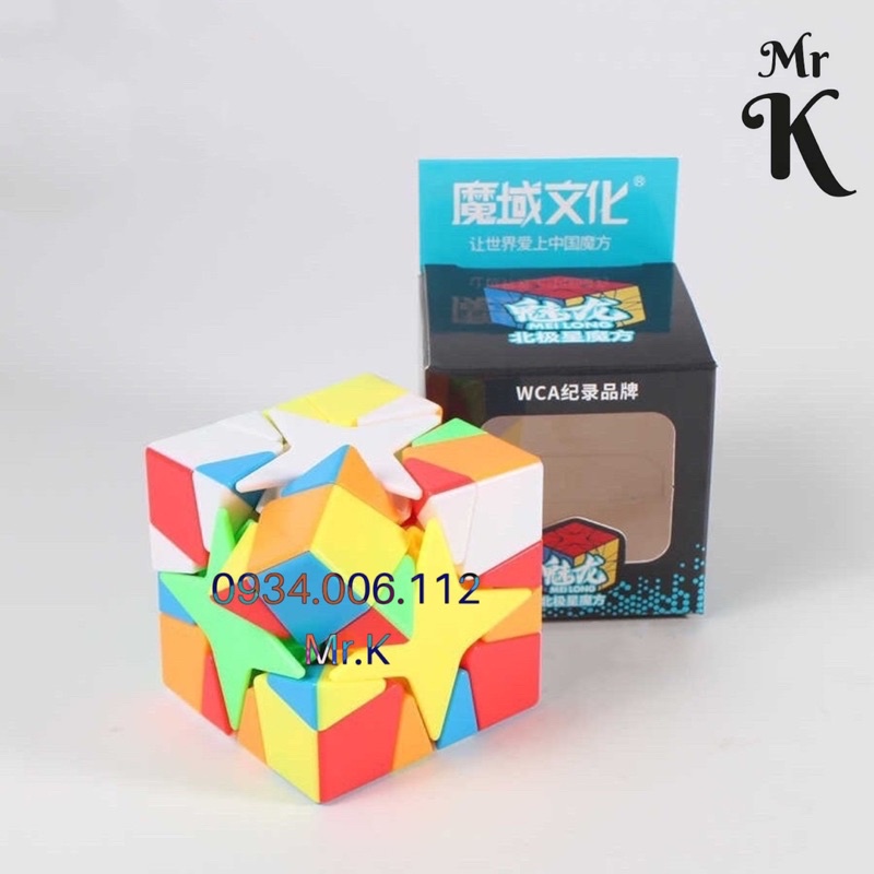 RUBIK BIẾN THỂ MFJS MEILONG POLARIS CUBE STICKERLESS