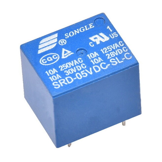 Relay SONGLE SRD 5VDC 10A