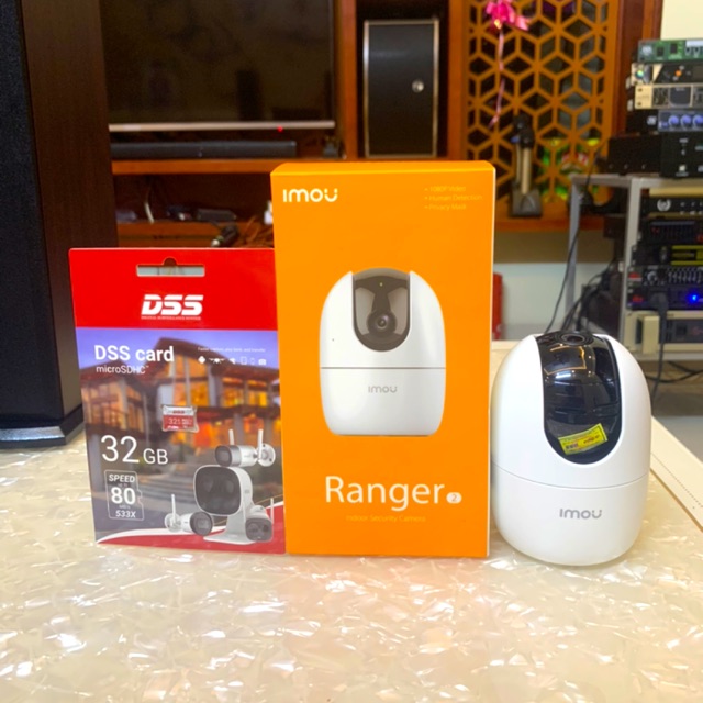 Camera IP xoay 360 độ imou Ranger 2 model IPC A22EP độ phân giải Full HD siêu nét, đàm thoại 2 chiều - Tặng thẻ nhớ 32Gb