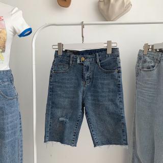 Quần biker jeans rách đùi Q-8138