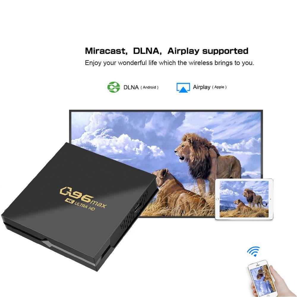 Tv Box SUENIN Q96 MAX 4K H.265 2022 Phát 8GB + 128GB 2.4G WIFI S905L Và Phụ Kiện