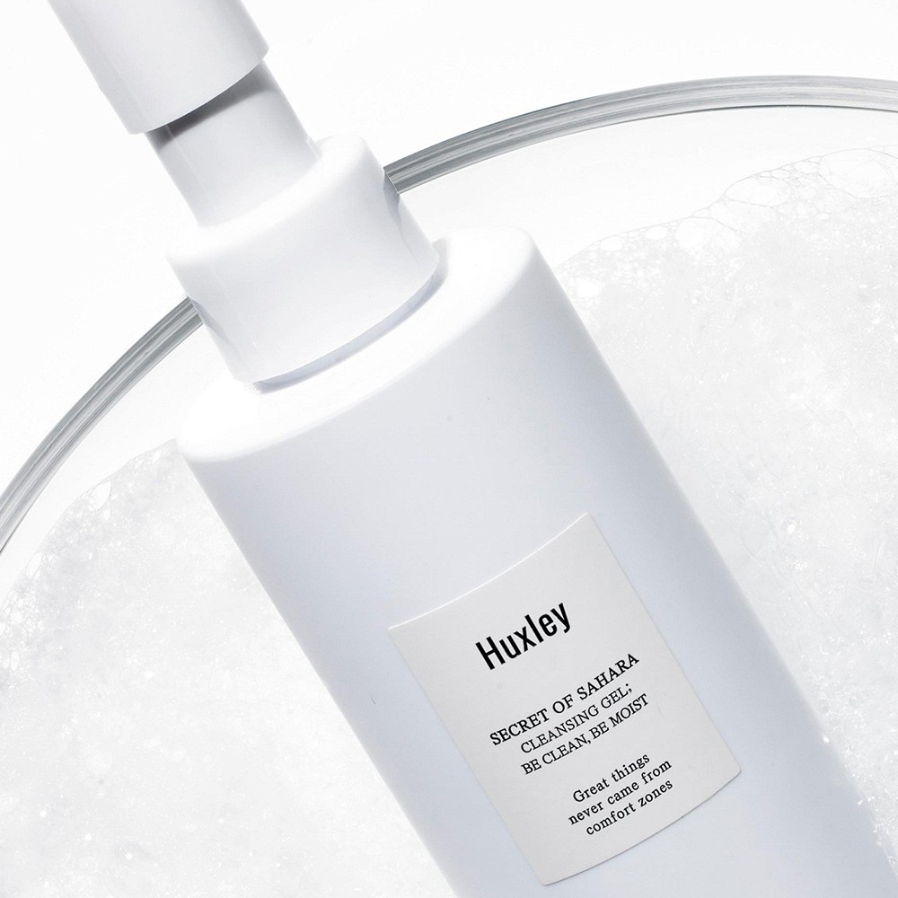 Gel - Sữa rửa mặt Huxley Secret Of Sahara Cleansing Gel Be Clean Be Moist Chai 200ml