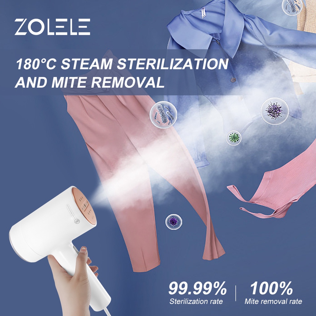 Bàn ủi hơi nước cầm tay Zolele ZG101 1000W 100ml