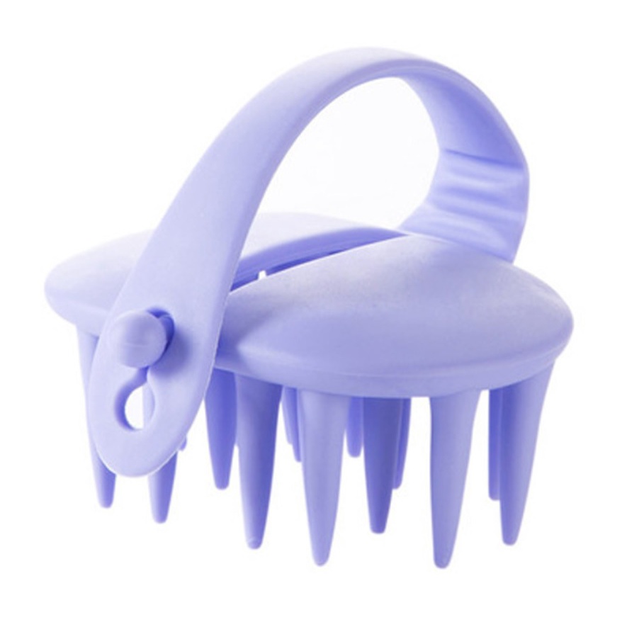 Dụng cụ gội đầu silicon Siêu mềm chuẩn an toàn chất lượng FDA ; Lược chải massage gỡ rối tóc - LOẠI TO