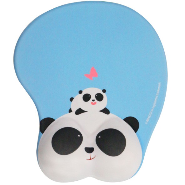 Bàn di chuột  3D Bảo Vệ Cổ Tay - Chính Hãng EXCO. Mềm Mại, Thiết Kế Siêu Dễ Thương. Nhiều Mẫu
