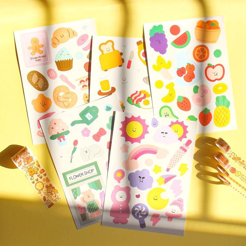 Sticker nhiều hình (1 tấm) (Ocsenshop)