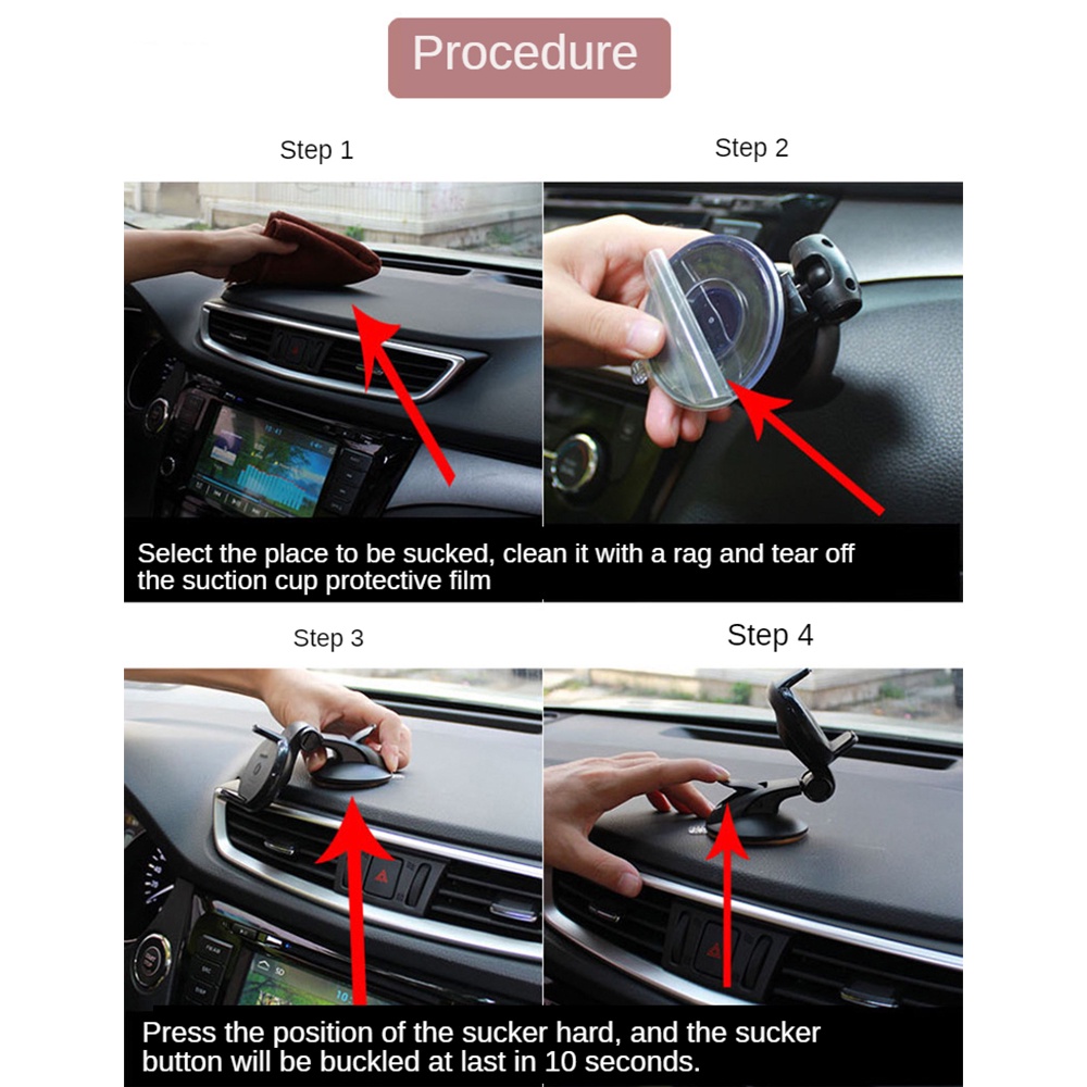 Giá đỡ điện thoại VIRWIR gắn kính chắn gió ô tô