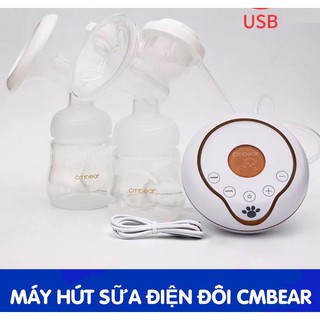 Bảo hành 12 tháng _ Máy hút sữa điện đôi CMBear chính hãng