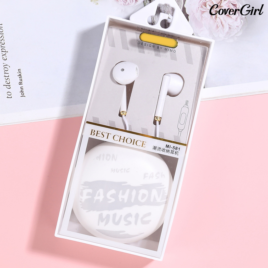 Tai Nghe Nhét Tai Có Dây Kèm Hộp Đựng Họa Tiết Graffiti Thời Trang | BigBuy360 - bigbuy360.vn