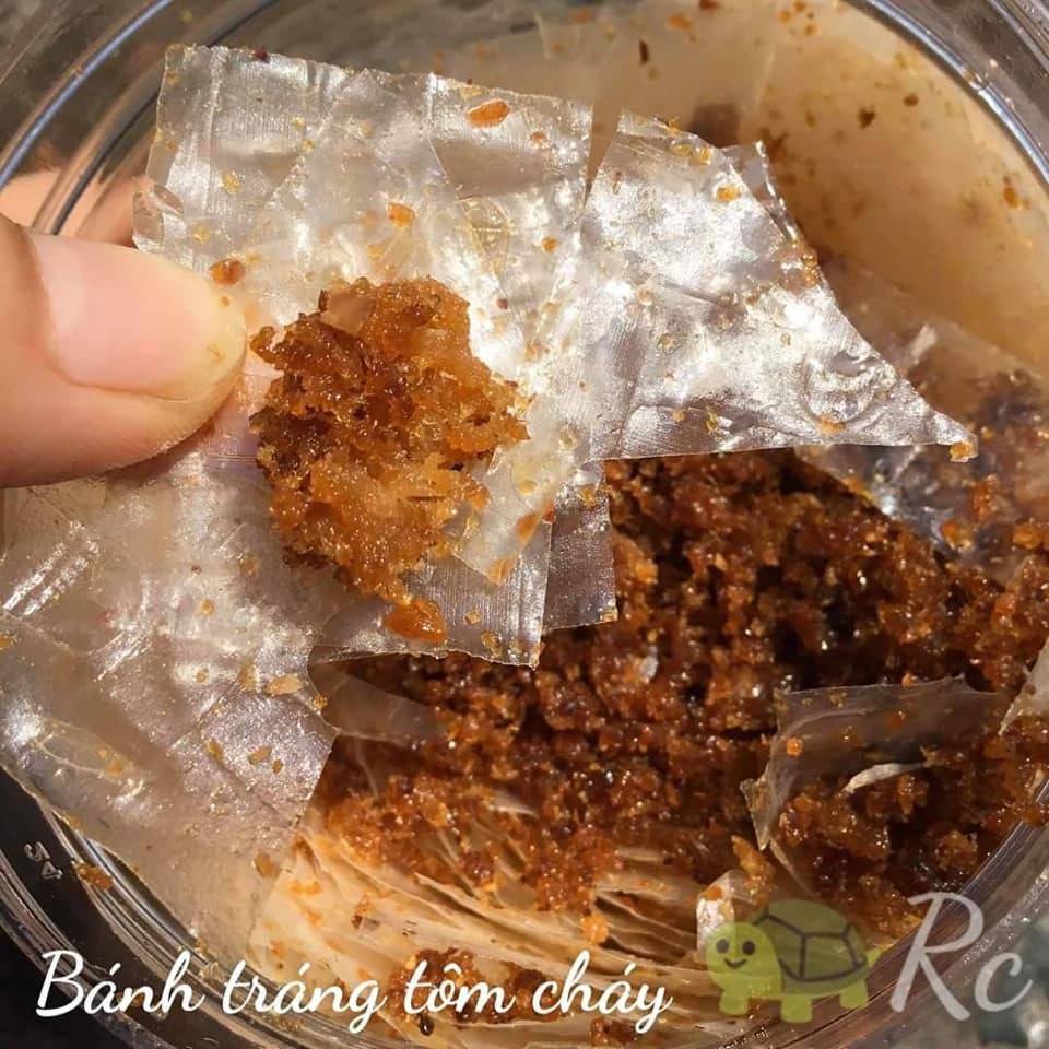 Bánh tráng tôm cháy tỏi