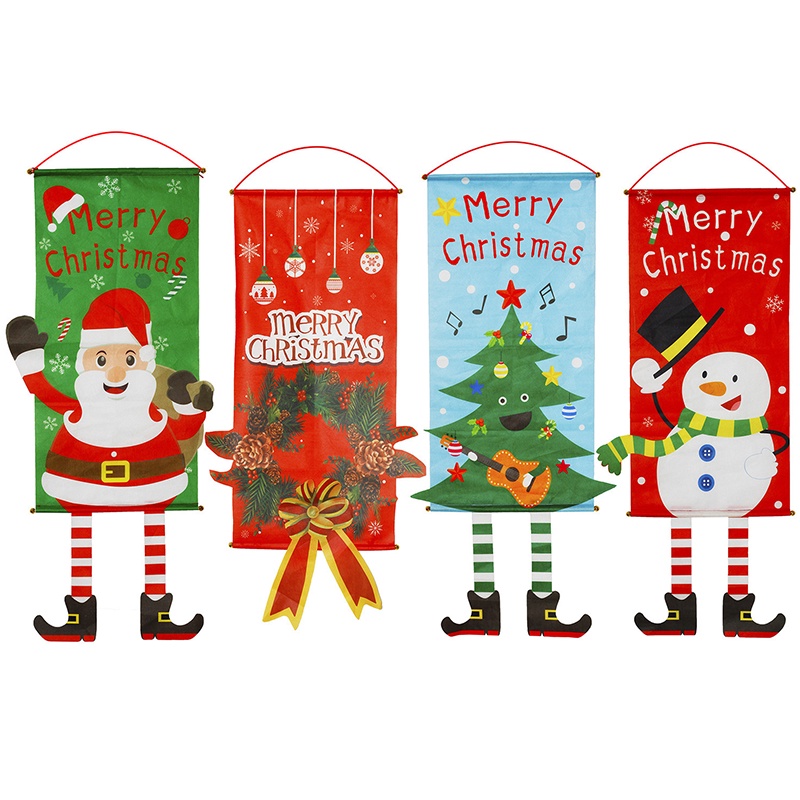 Tấm vải treo trang trí giáng sinh 115*40cm