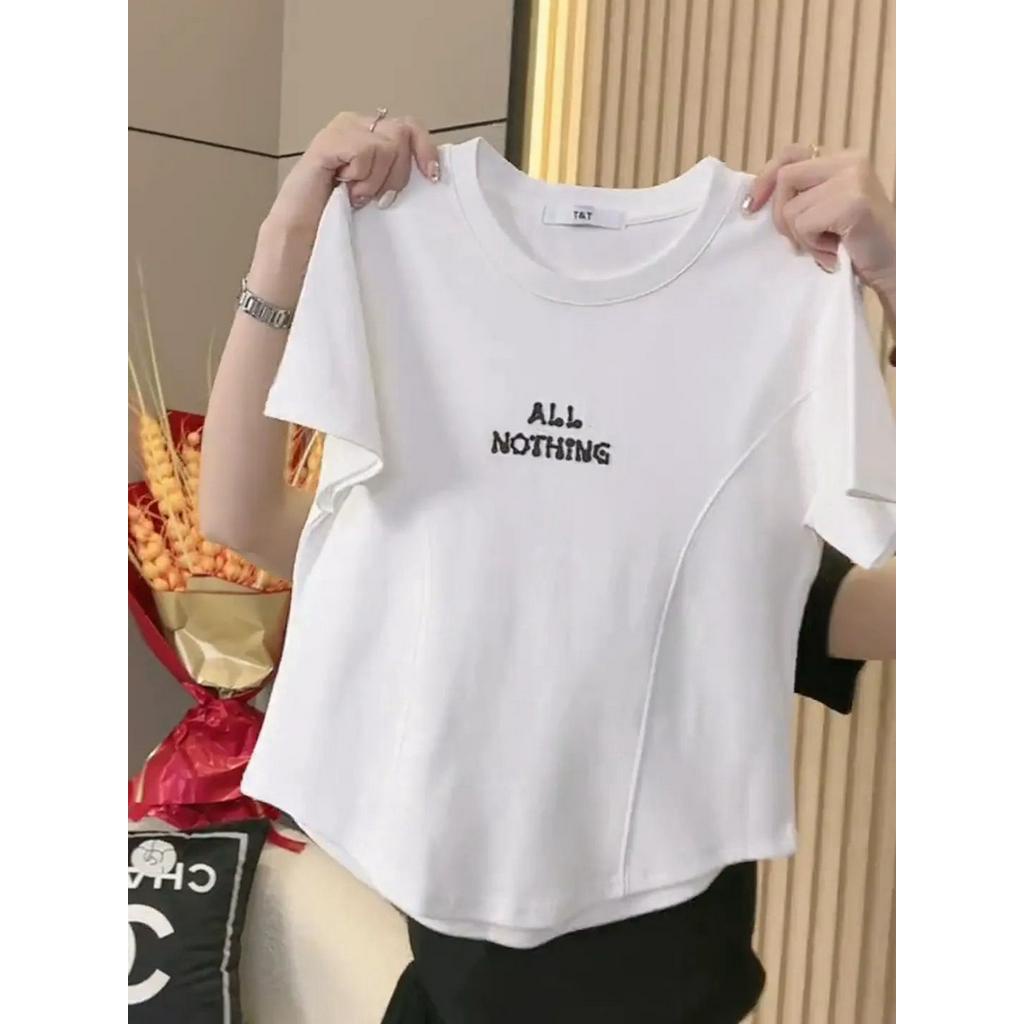Null áo phông áo thun nữ croptop baby tee Thời trang hàn quốc A29J1SN