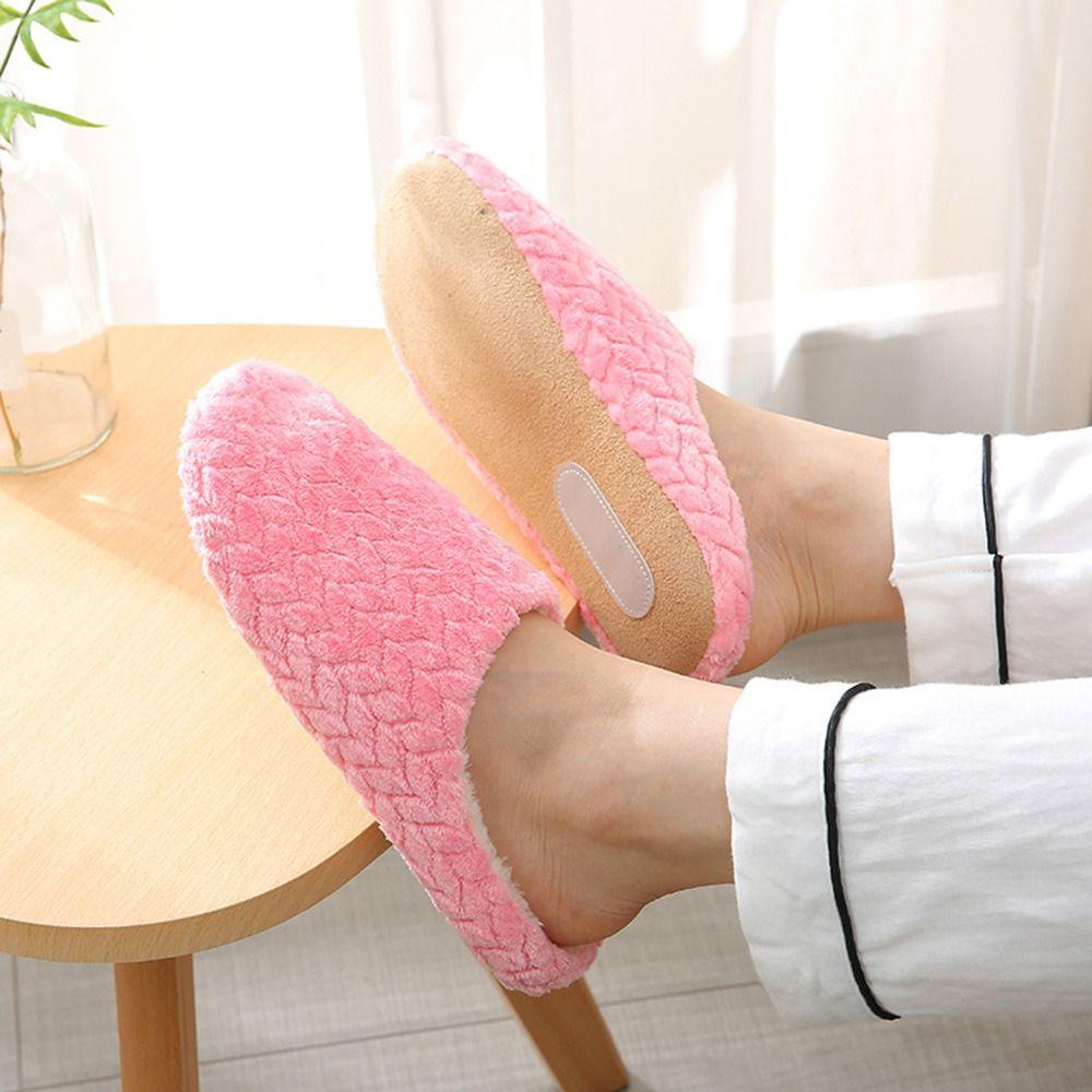 MOILYVN Dép Bông Đi Trong Nhà Mềm Mại Chống Trượt Cho Nữ