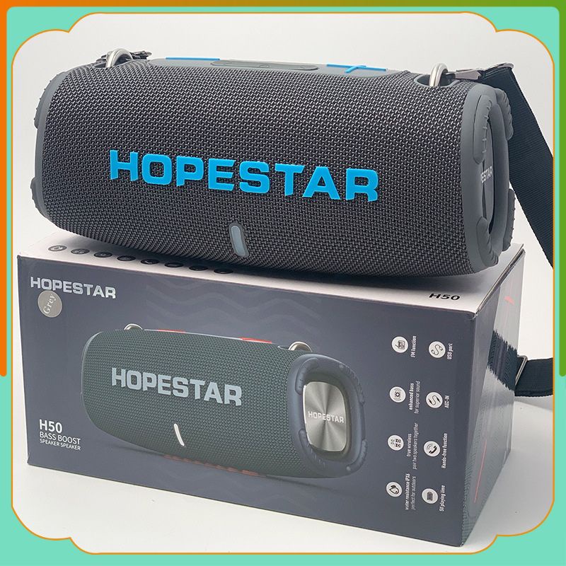 Loa Bluetooth mini Không Dây HopeStar H50, Loa di động Chống nước Pin Trâu Âm Thanh Cực Đã BH 6 tháng