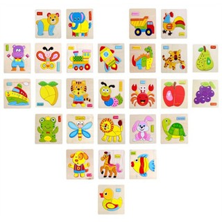 Combo 10 tranh ghép hình 3D nổi cho bé