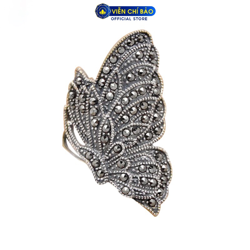 Nhẫn bạc nữ Butterfly chất liệu bạc Thái 925 thời trang phụ kiện trang sức nữ thương hiệu Viễn Chí Bảo N000392