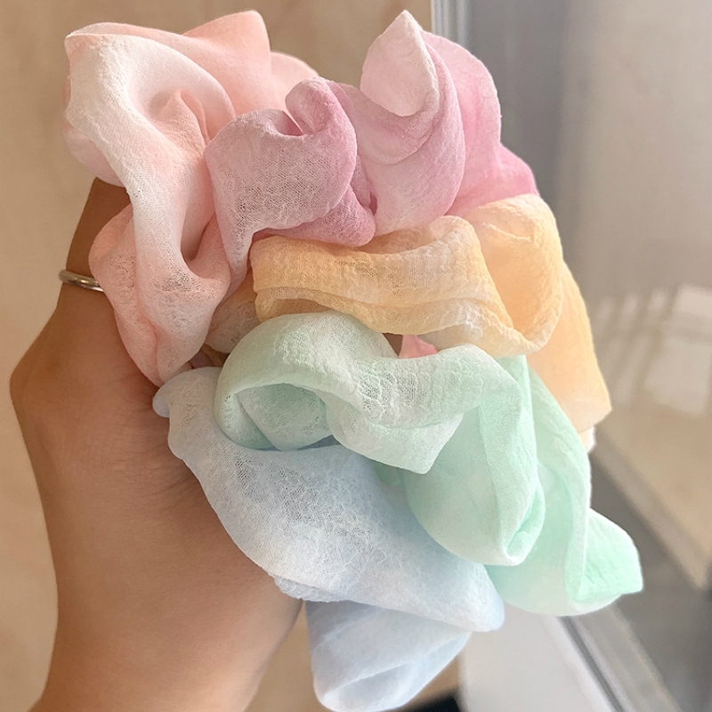 Dây buộc tóc đuôi ngựa thiết kế đơn giản phong cách Hàn Quốc