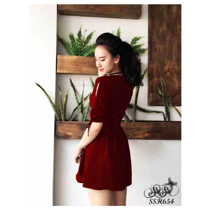 SuSu Shop - Đầm xòe tay lỡ - SSH654
