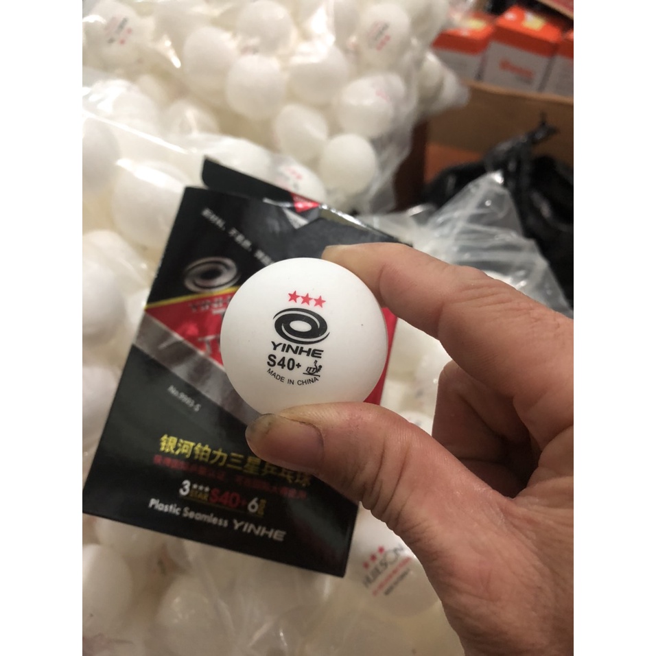 100 Quả và 50 quả Bóng Bàn Tập Luyện Hueison / 3 sao 40+ - Hàng Chính Hãng