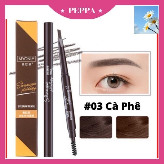 [HÀNG ĐẸP] Chì Kẻ Lông Mày Bền Màu Không Thấm Nước với 5 màu tuỳ chọn