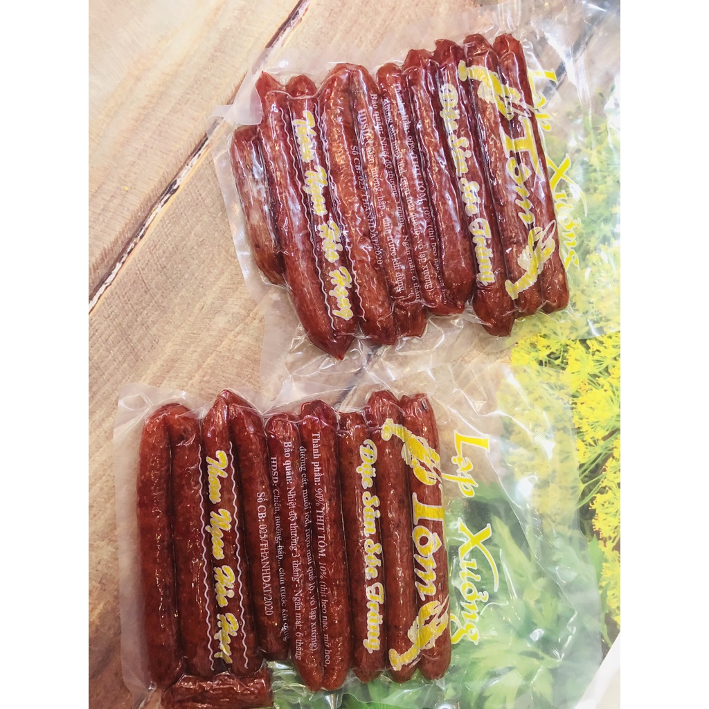 gói lạp xưởng tôm (500gr)