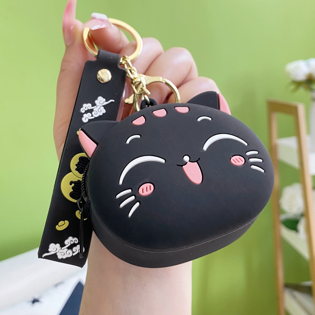 Móc Khóa Hình Mèo Hoạt Hình Sáng Tạo Ngộ Nghĩnh