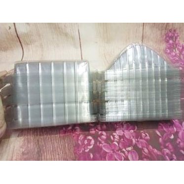 BỘ 100 HỘP NHỰA ĐỰNG BÁNH SANWICH MÁI NHÀ KÍCH THƯỚC 13,5 CM X 6 CM CAO 7 CM