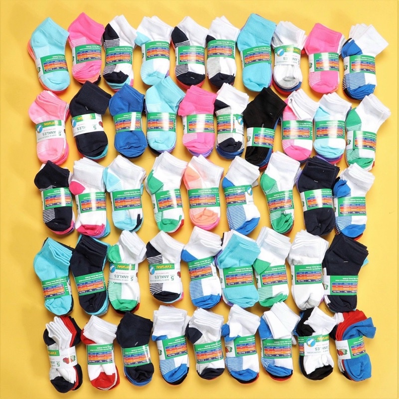 Set 5 đôi vớ bé trai, bé gái xuất dư