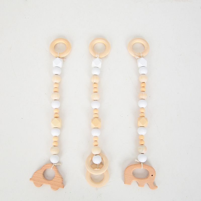 Đồ Chơi Lục Lạc Tự Nhiên Phong Cách Bắc Âu Cho Bé Sơ Sinh Gặm Nướu