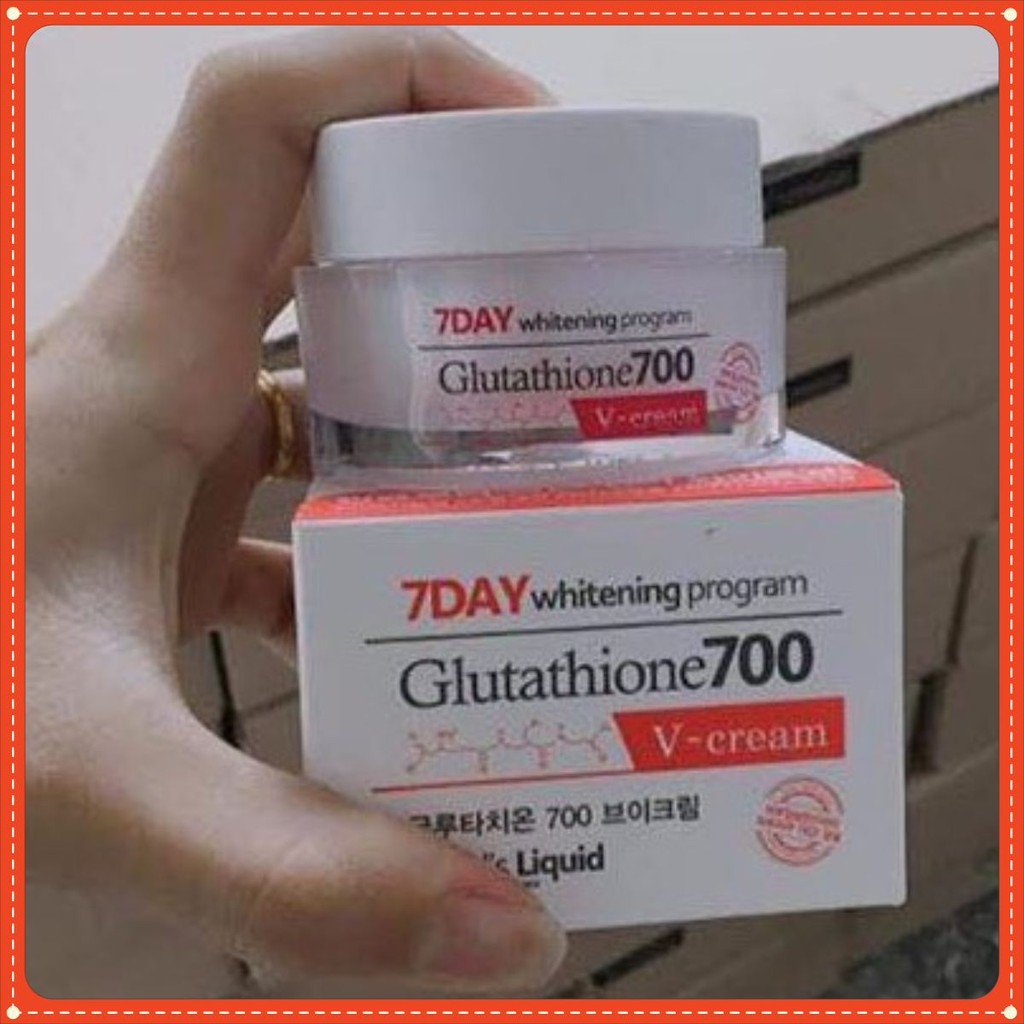 Kem dưỡng trắng, ngừa mụn, lão hóa Angel's Liquid 7Day Whitening Program Glutathione 700 V-Cream 50ml | BigBuy360 - bigbuy360.vn