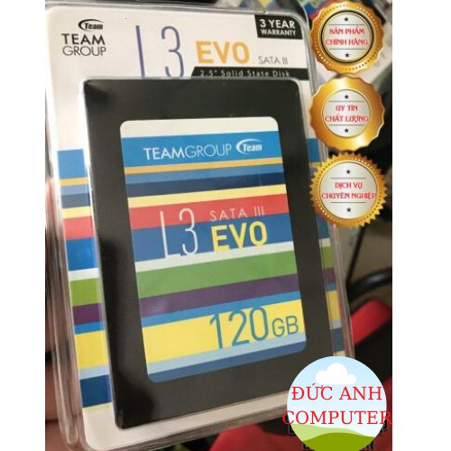 SSD TEAMGROUP 120GB L3 EVO -Chính Hãng Phân Phối - Tặng khẩu trang | WebRaoVat - webraovat.net.vn