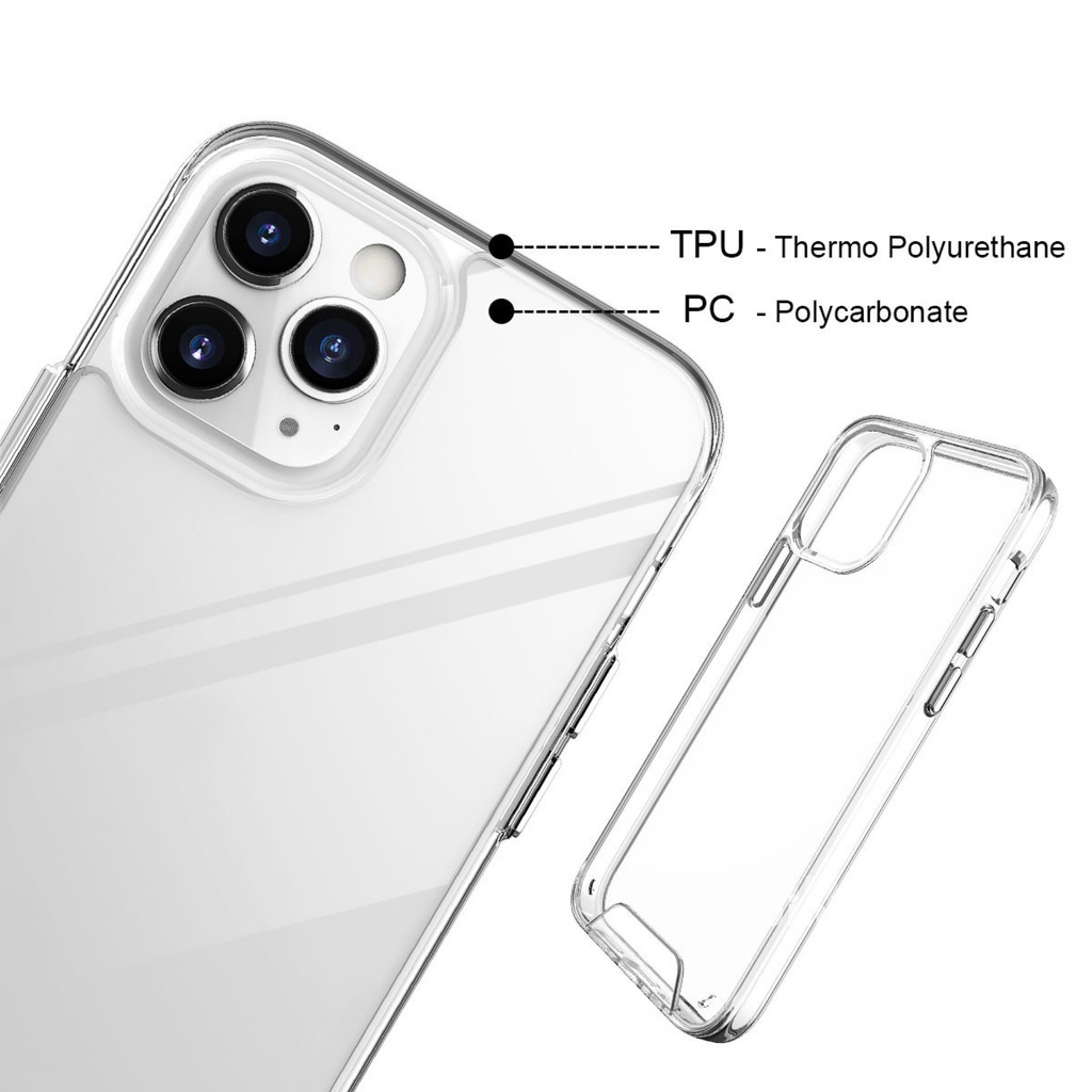Ốp Điện Thoại Silicone Trong Suốt Chống Rơi Cho IPhone12 11 Pro X XS Max XR 6 6S 7 8