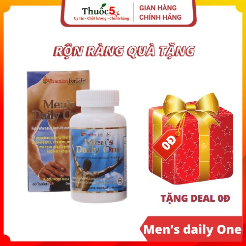 [GIÁ GỐC] Men’s daily One – Bổ sung Vitamin và khoáng chất cần thiết cho Nam giới Hộp 60 viên
