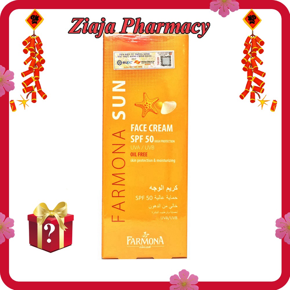 Kem Chống Nắng Kiềm Dầu Farmona Sun Face Cream Oil Free Spf 50 Cho Da Dầu Mụn