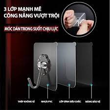 Móc Dán Tường Trong Suốt Siêu Dính Siêu Chịu Lực [Mini Shop]