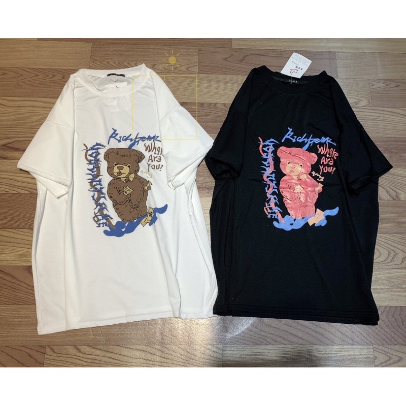 phông gấu 2 màu ảnh thật