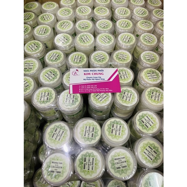 Kích trắng Collagen whitening cream Golden essence 35g