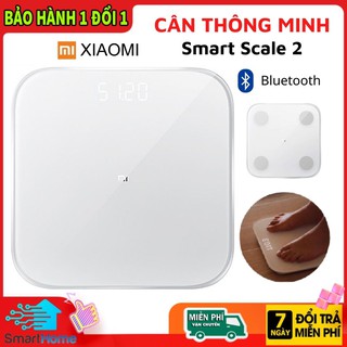 Cân Điện Tử Thông Minh Xiaomi Smart Scale 2 – NUN4056GL – Bảo Hành Chính Hãng
