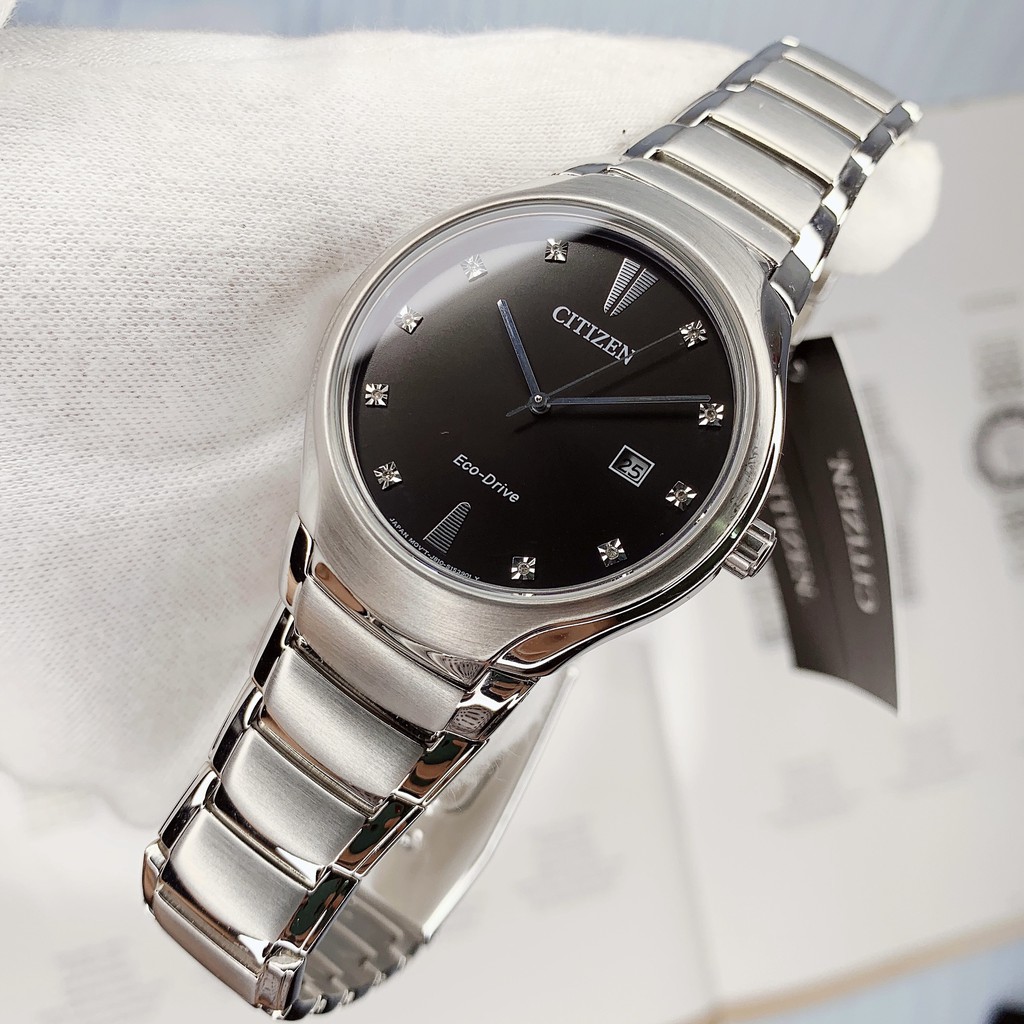 Đồng Hồ Nam CITIZEN AW1550-50E Paradigm Black Diamond Dial Men’s Watch Chính Hãng Tặng Dây Da Cao Cấp