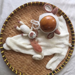 Sét body nón trâu+ trâu cầm tay newborn